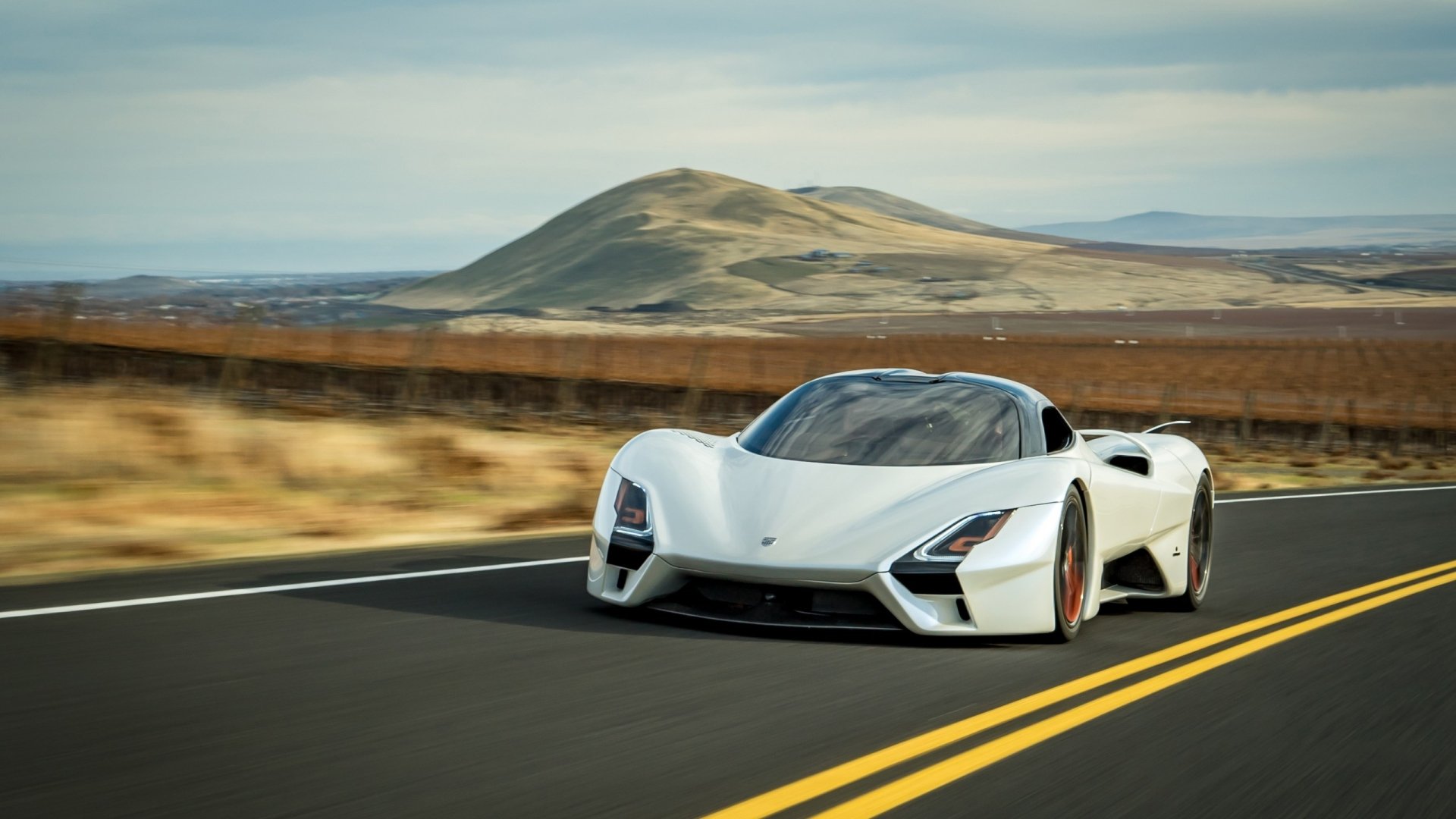 Download Supercar White Car Car Vehicle SSC Tuatara HD Wallpaper