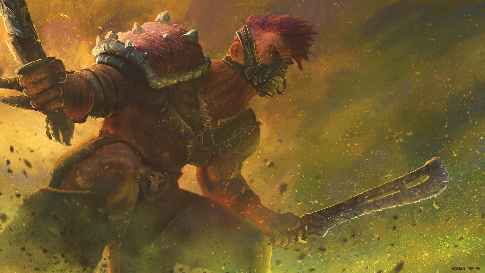 Download Fantasy Warrior Fantasy Warrior HD Wallpaper by Adrian Virlan