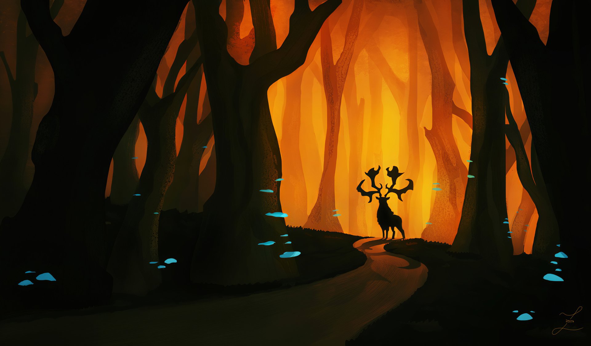 Download Forest Fantasy Deer 4k Ultra HD Wallpaper by Petra Ramešová ...