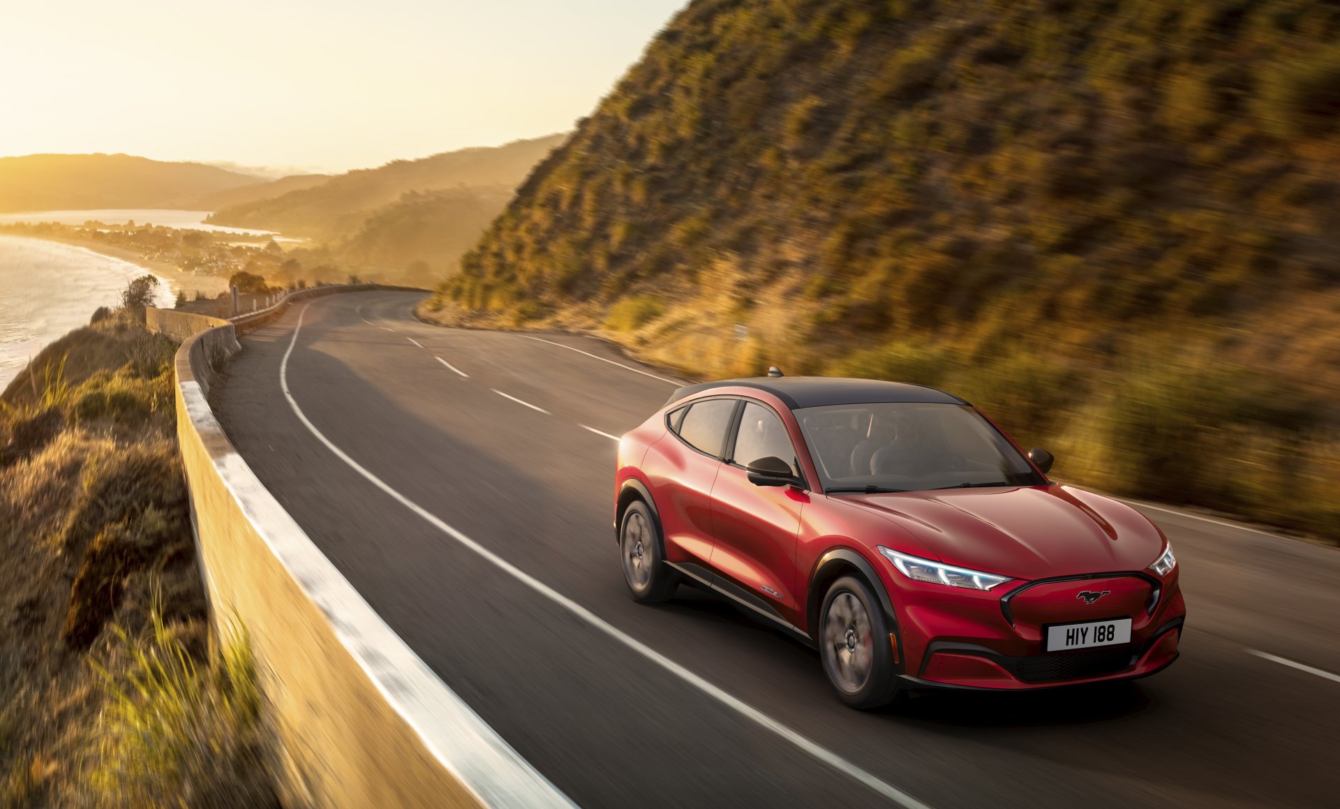 Download Electric Car SUV Car Ford Vehicle Ford Mustang Mach-E 8k Ultra HD Wallpaper