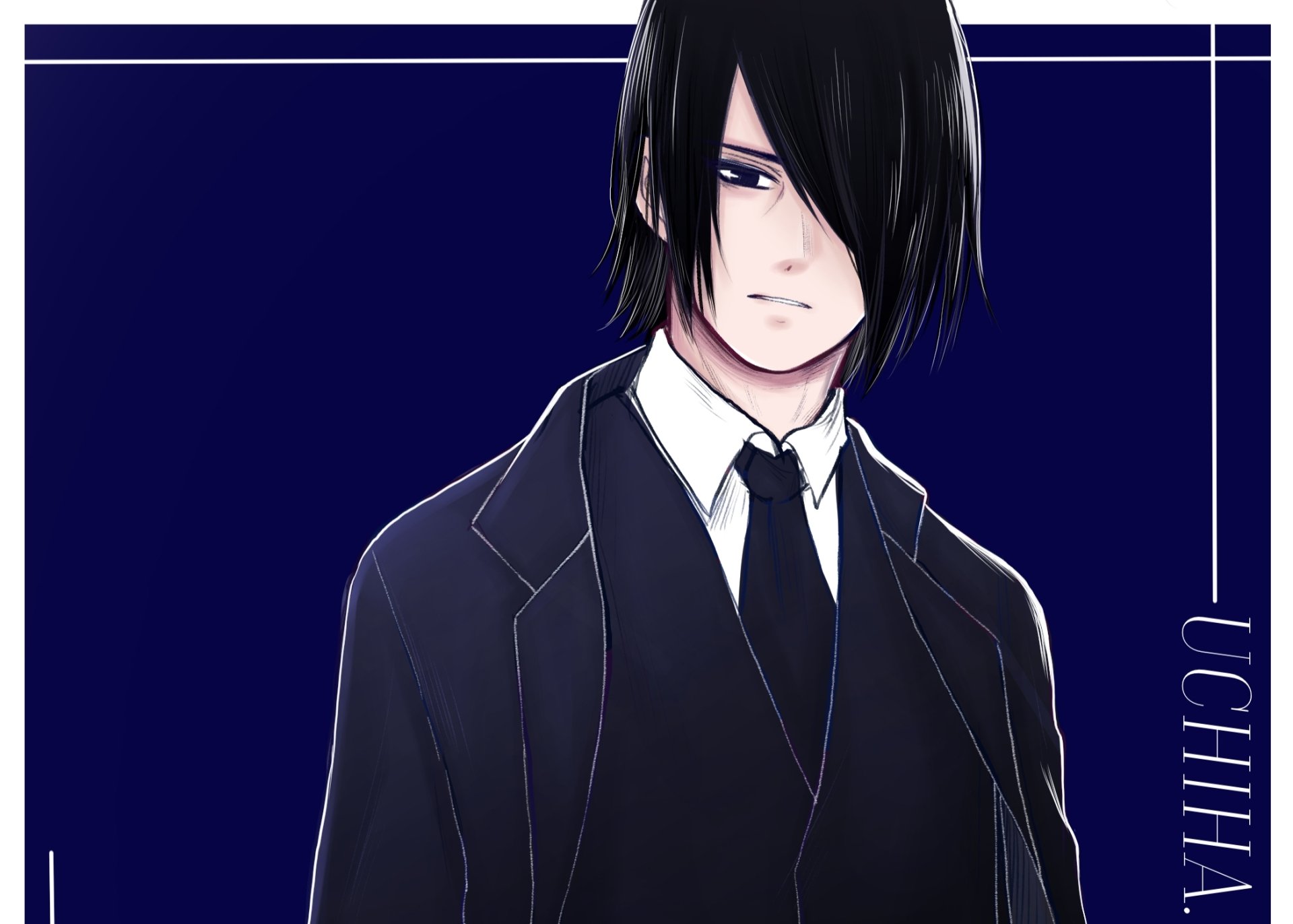 Download Sasuke Uchiha Anime Boruto HD Wallpaper by inknigella