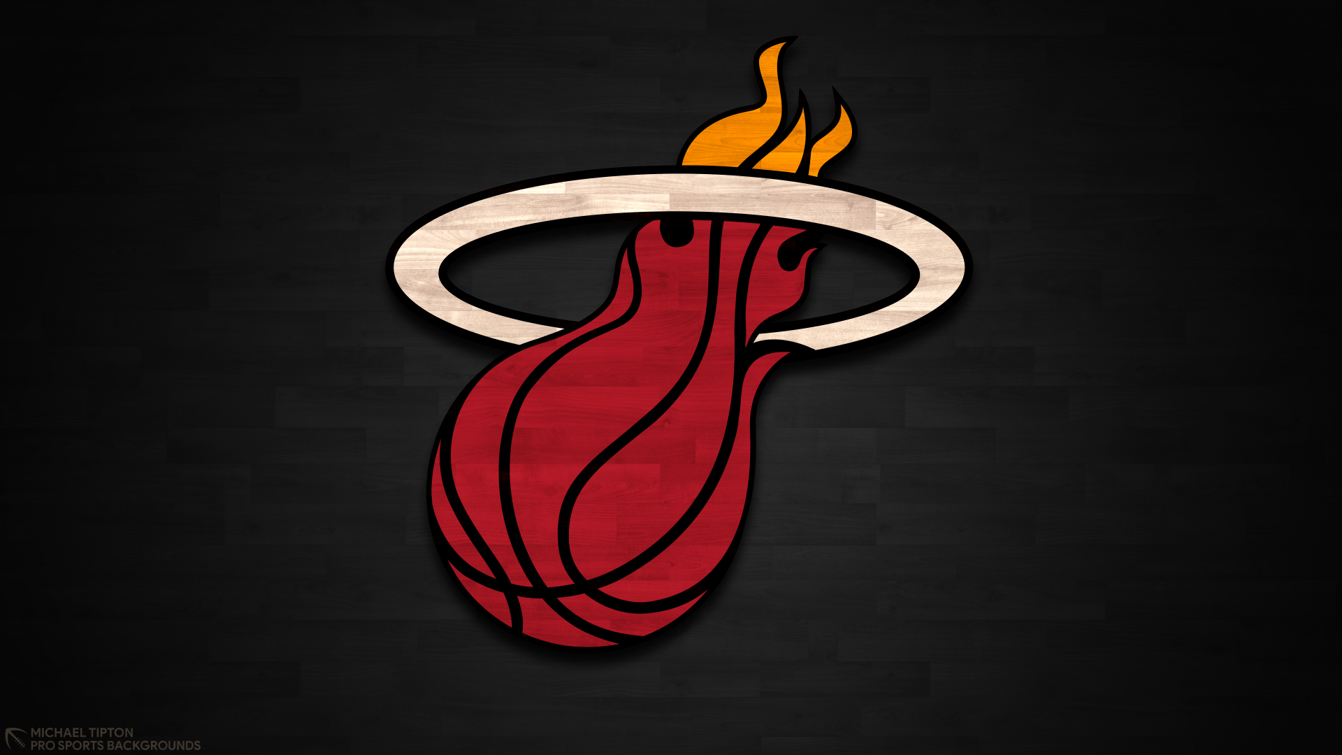 Download NBA Basketball Logo Miami Heat Sports  4k Ultra HD Wallpaper by Michael Tipton