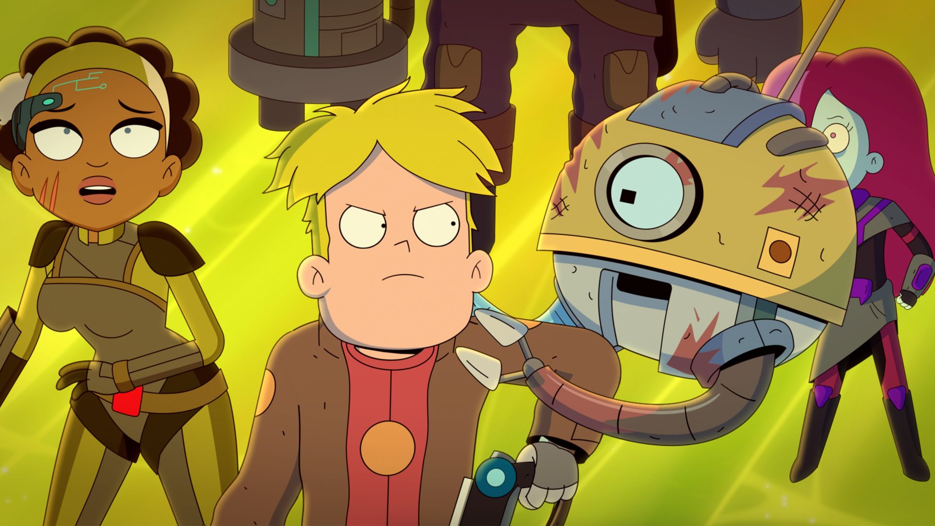 Download Nightfall (Final Space) KVN (Final Space) Ash Graven Gary Goodspeed TV Show Final Space 4k Ultra HD Wallpaper