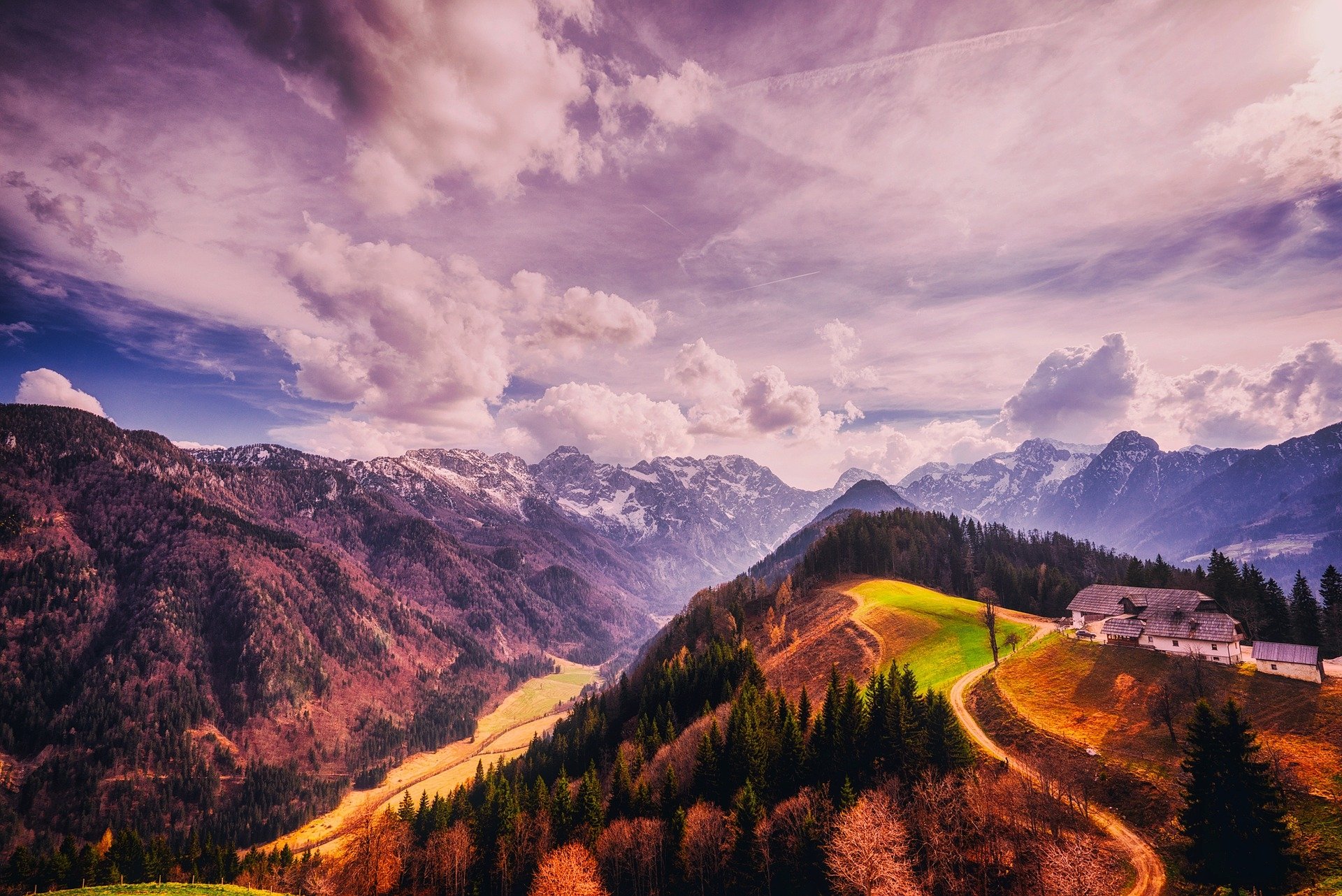 Download Fall Forest Mountain Photography Landscape HD Wallpaper ...