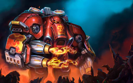 Blaze (StarCraft) video game Heroes of the Storm HD Desktop Wallpaper | Background Image