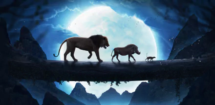 Simba Timon (The Lion King) Pumbaa (The Lion King) movie The Lion King (2019) HD Desktop Wallpaper | Background Image