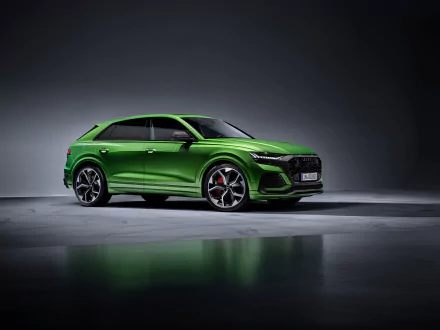 SUV green car car Audi vehicle Audi RS Q8 HD Desktop Wallpaper | Background Image