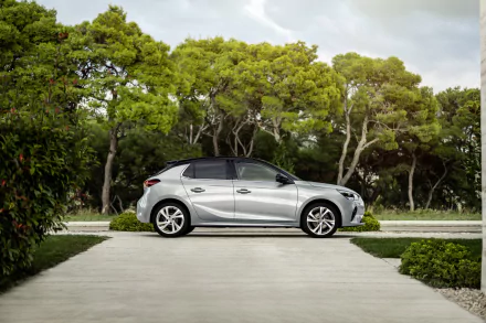 compact car silver car car opel vehicle Opel Corsa HD Desktop Wallpaper | Background Image