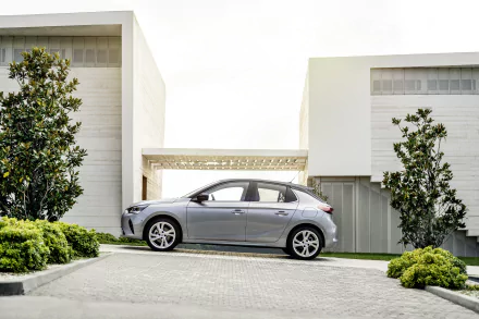 compact car silver car car opel vehicle Opel Corsa HD Desktop Wallpaper | Background Image