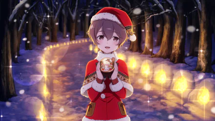 Christmas Fujimori Mito Anime Yuki Yuna is a Hero anime christmas HD Desktop Wallpaper | Background Image