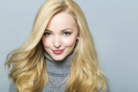 lipstick blonde face singer actress Celebrity Dove Cameron HD Desktop Wallpaper | Background Image