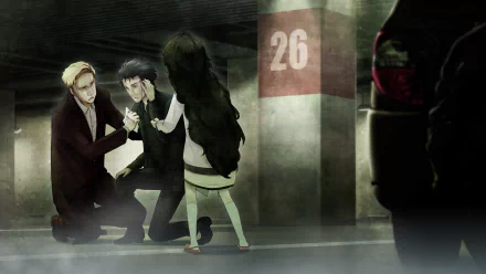 Alexis Leskinen Maho Hiyajo Rintaro Okabe Anime Steins;Gate 0 HD Desktop Wallpaper | Background Image