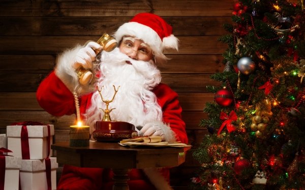 Holiday Christmas Santa HD Wallpaper | Background Image