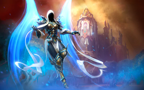 Auriel (Diablo) video game Heroes of the Storm HD Desktop Wallpaper | Background Image