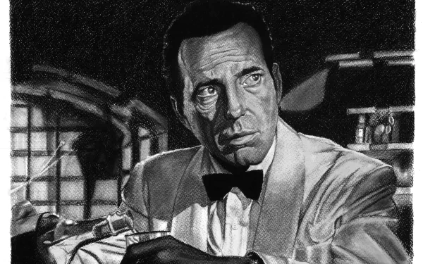 Humphrey Bogart movie Casablanca HD Desktop Wallpaper | Background Image