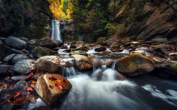 Earth Waterfall Waterfalls River Nature HD Wallpaper | Background Image
