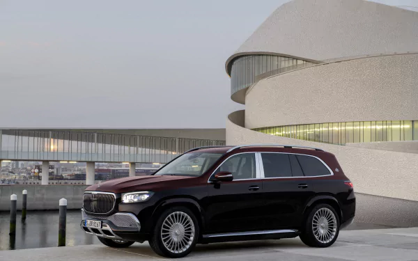 SUV purple car car Mercedes-Benz vehicle Mercedes-Maybach GLS 600 HD Desktop Wallpaper | Background Image