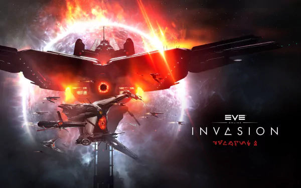 space station spaceship space EVE Online invasion HD Desktop Wallpaper | Background Image