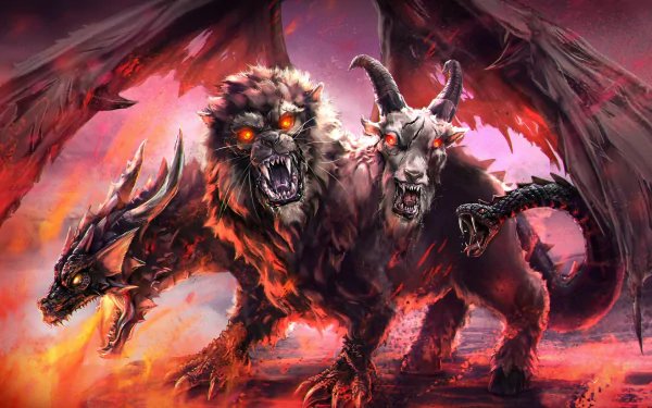 creature fantasy chimera HD Desktop Wallpaper | Background Image