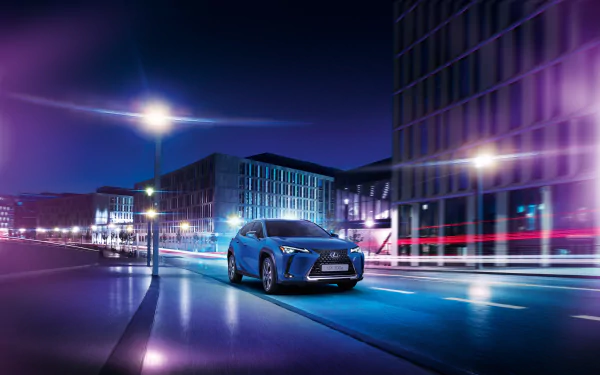 electric car SUV car Lexus vehicle Lexus UX 300e HD Desktop Wallpaper | Background Image