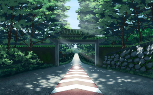Anime street HD Desktop Wallpaper | Background Image