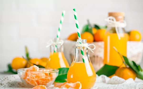 still life drink fruit tangerine food juice HD Desktop Wallpaper | Background Image