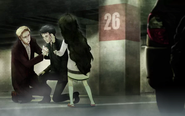 Alexis Leskinen Maho Hiyajo Rintaro Okabe Anime Steins;Gate 0 HD Desktop Wallpaper | Background Image