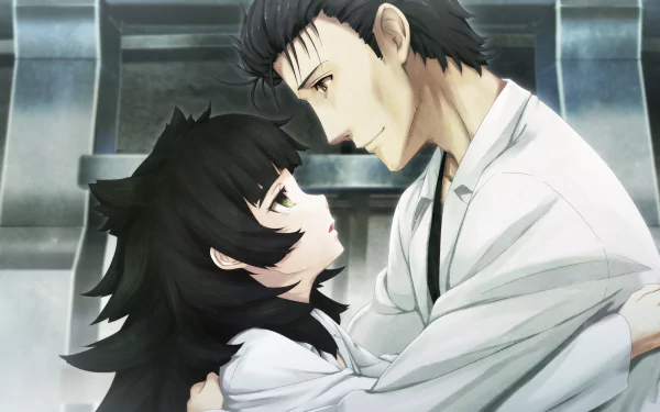 Maho Hiyajo Rintaro Okabe Anime Steins;Gate 0 HD Desktop Wallpaper | Background Image