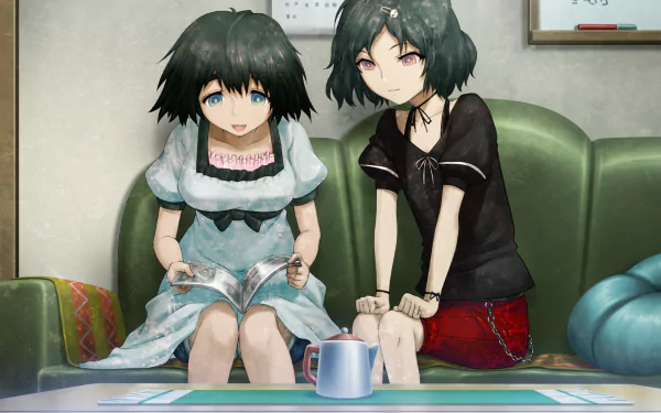 Ruka Urushibara Mayuri Shiina Anime Steins;Gate HD Desktop Wallpaper | Background Image