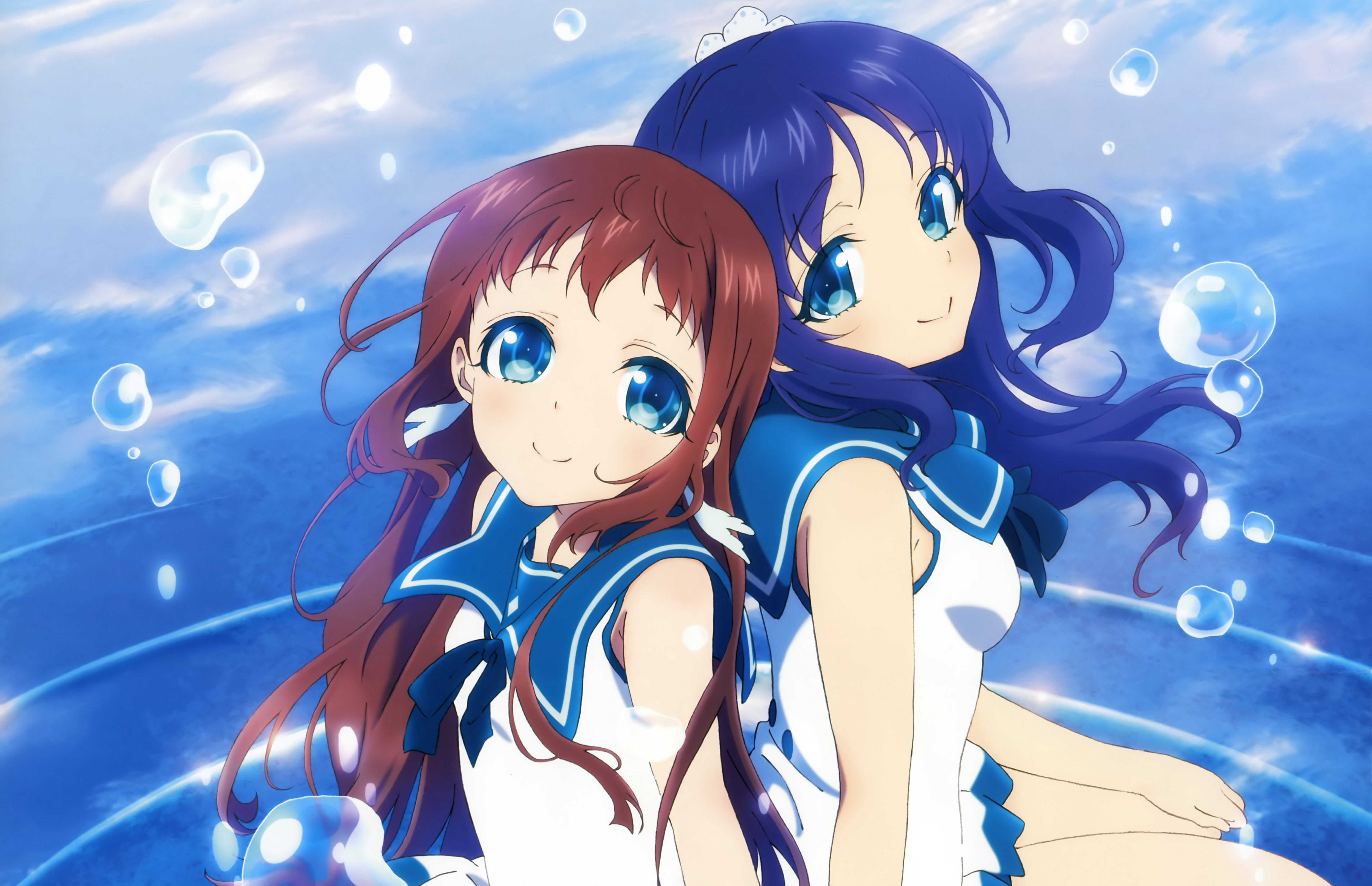 Anime Nagi no Asukara HD Wallpaper by MPrincess