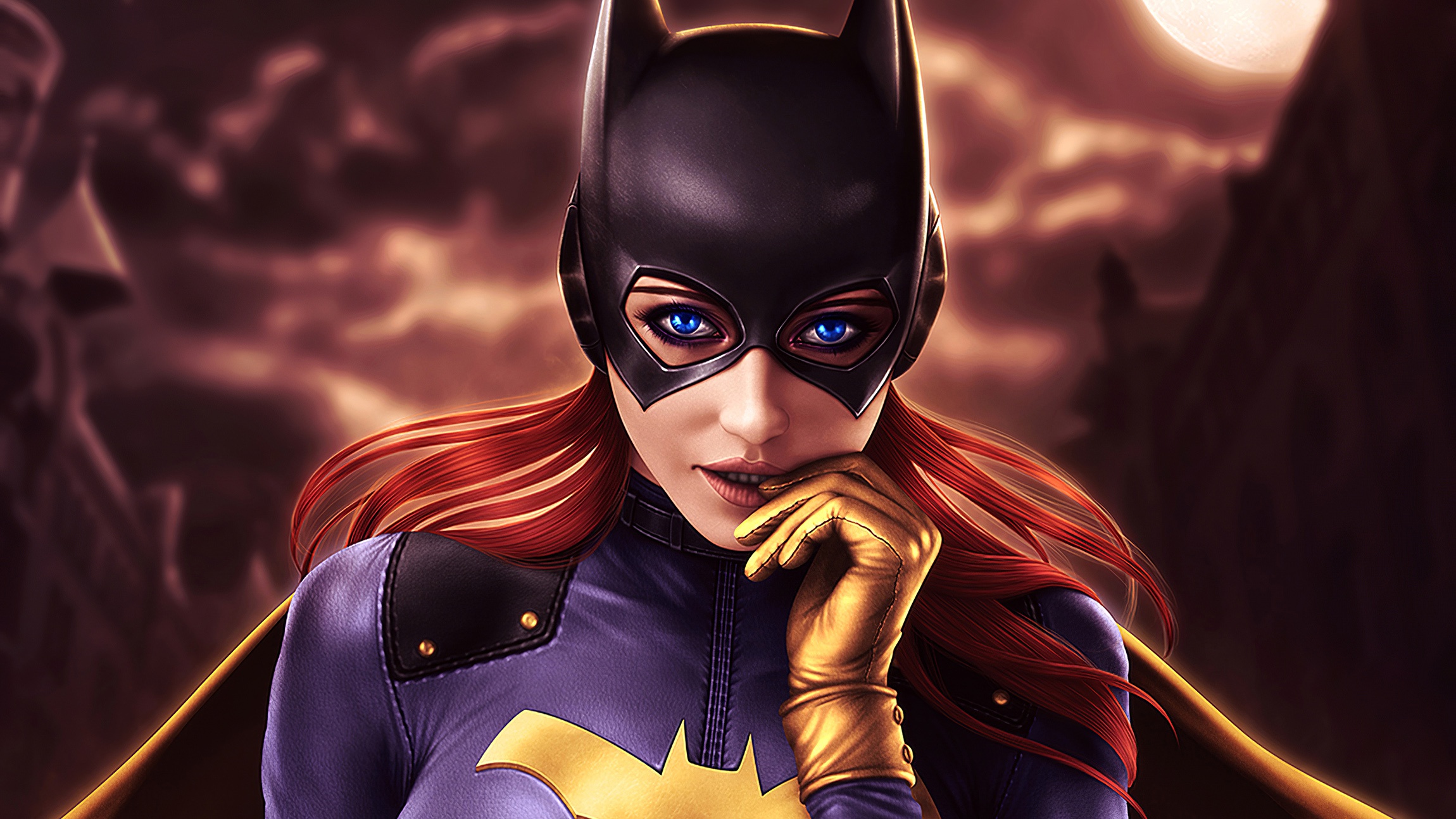 Download Blue Eyes Dc Comics Comic Batgirl Hd Wallpaper 7469