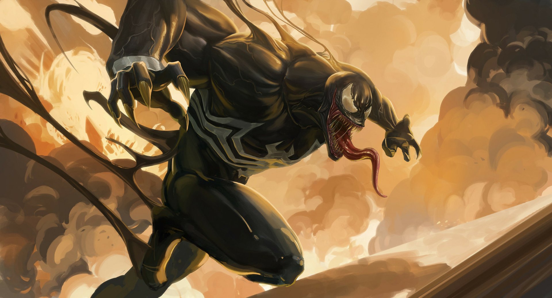 Download Comic Venom HD Wallpaper by KONG爺