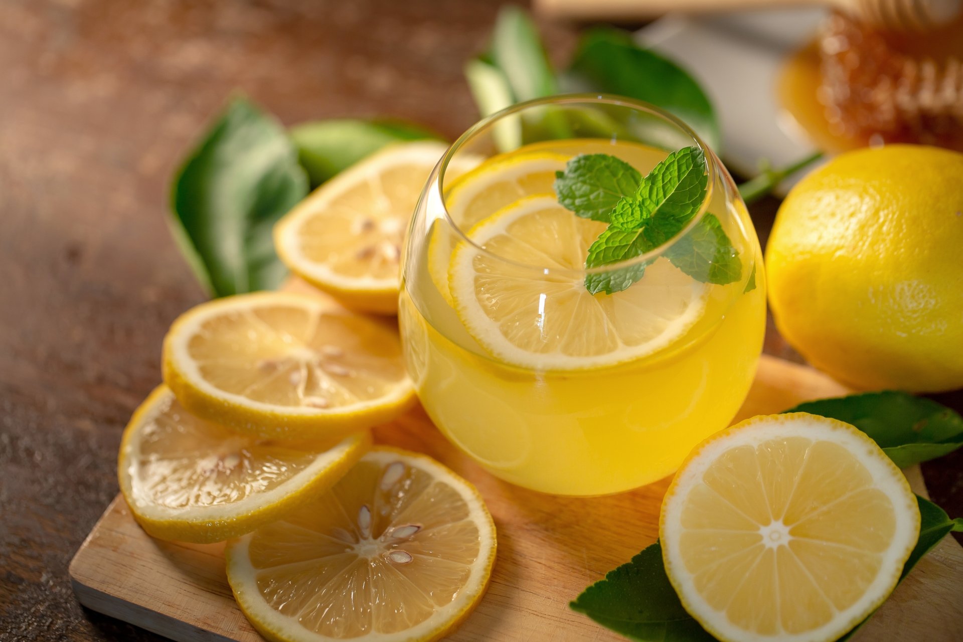 Download Glass Lemonade Lemon Food Drink 4k Ultra HD Wallpaper