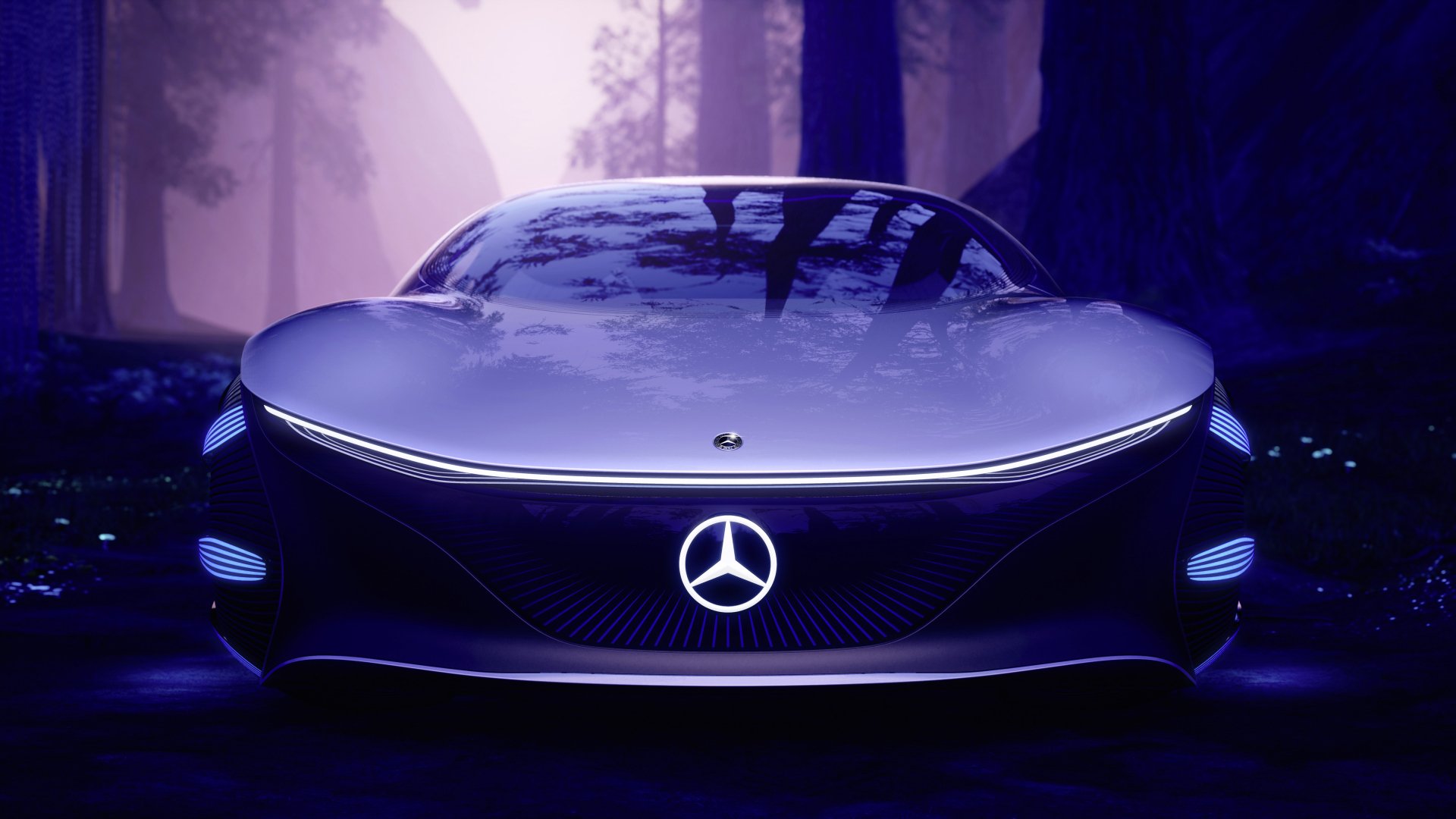 Download Vehicle Mercedes-Benz Vision AVTR 4k Ultra HD Wallpaper