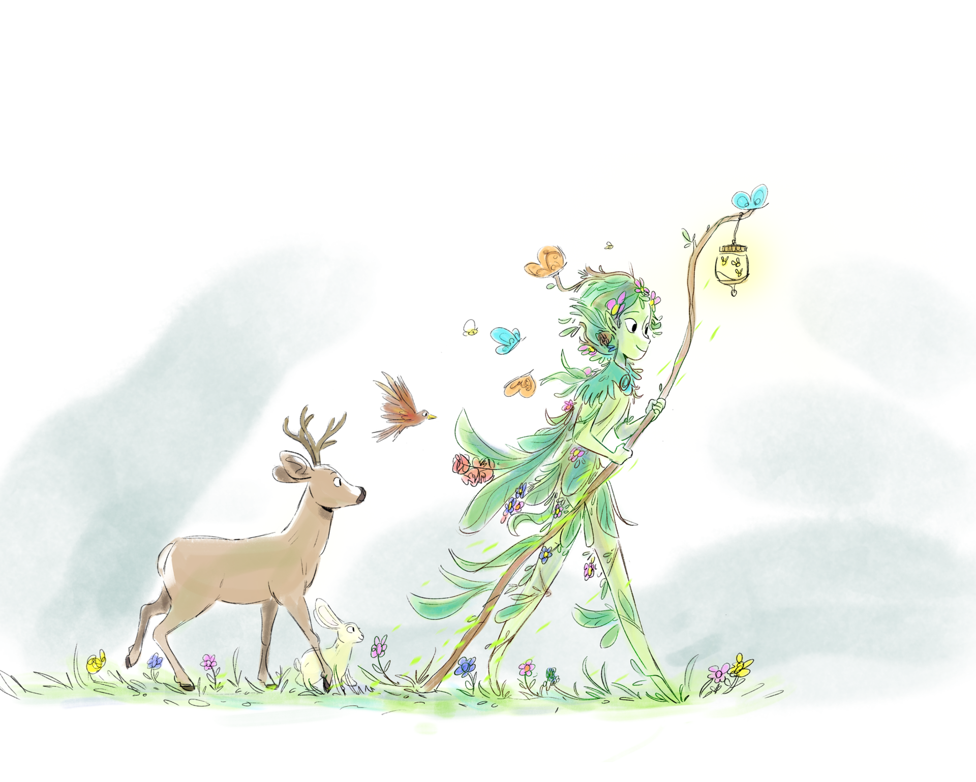 Download Nymph Fantasy Dryad HD Wallpaper