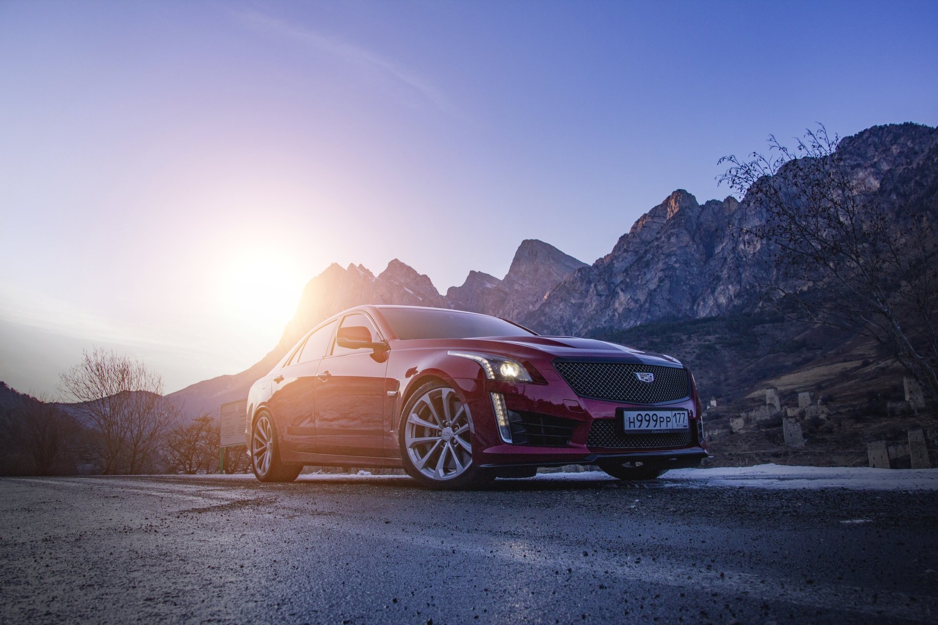 Download Car Cadillac Vehicle Cadillac CTS-V 4k Ultra HD Wallpaper