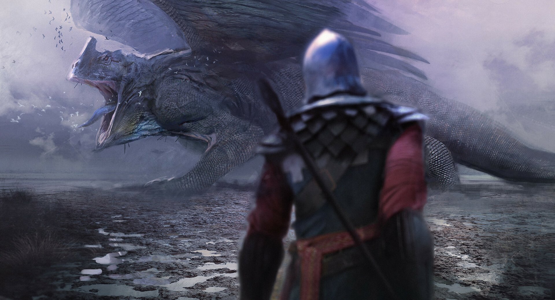 Download Creature Fantasy Warrior Fantasy Warrior HD Wallpaper by Morgan Yon