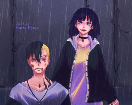 Kawaki (Boruto) Himawari Uzumaki Anime Boruto HD Desktop Wallpaper | Background Image