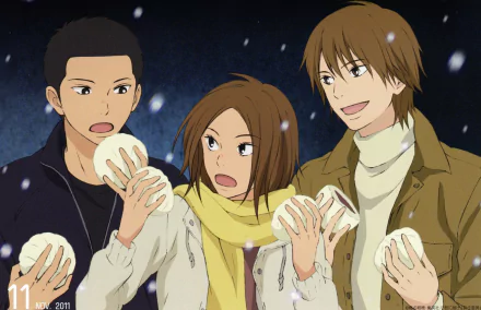 Toru Sanada Ryu Sanada Chizuru Yoshida Anime From Me to You HD Desktop Wallpaper | Background Image