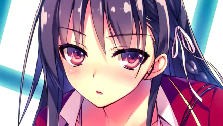 Suzune Horikita Anime Classroom of the Elite HD Desktop Wallpaper | Background Image