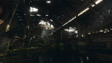 water hangar video game Metro Exodus HD Desktop Wallpaper | Background Image