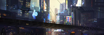 futuristic Sci Fi city sci fi city futuristic city HD Desktop Wallpaper | Background Image