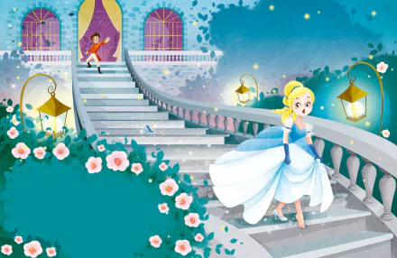 Prince Charming blonde Cinderella movie Cinderella (1950) HD Desktop Wallpaper | Background Image