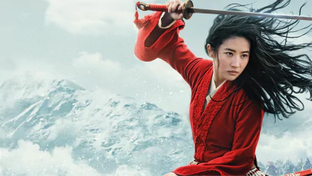 Hua Mulan sword model actress Chinese Liu Yifei movie Mulan (2020) HD Desktop Wallpaper | Background Image