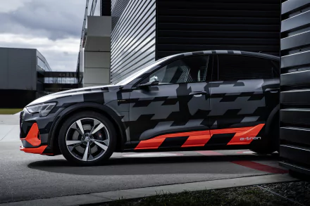 car hatchback Audi compact car vehicle Audi E-Tron HD Desktop Wallpaper | Background Image