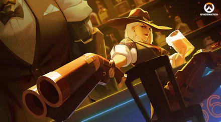 B.O.B. (Overwatch) Ashe (Overwatch) video game Overwatch HD Desktop Wallpaper | Background Image