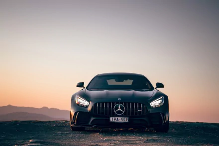 green car supercar car Mercedes-Benz vehicle Mercedes-AMG GT R HD Desktop Wallpaper | Background Image