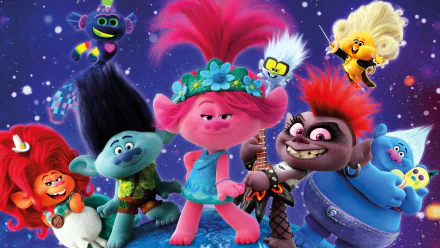 movie Trolls World Tour HD Desktop Wallpaper | Background Image