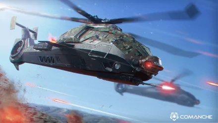 attack helicopter helicopter Comanche (Video Game) video game HD Desktop Wallpaper | Background Image