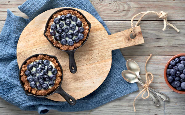 still life tartlet blueberry berry food dessert HD Desktop Wallpaper | Background Image